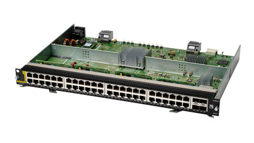 HPE Aruba Networking CX 6400 48-port 1GbE Class 4 PoE and 4-port SFP56 v2 Module network switch module