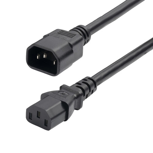 StarTech 8714-6600 Stromverlängerungskabel – 1,8 m schwarz C14 auf C13 PDU-Kabel