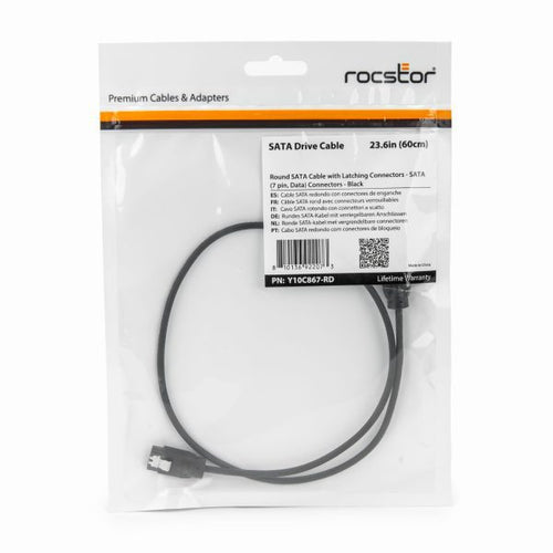 Rocstor Y10C867-B1 SATA cable