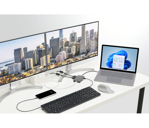 Kensington UH1450P USB-C Hub mit Kabel, 85W Power Delivery, 10 Gbit/s
