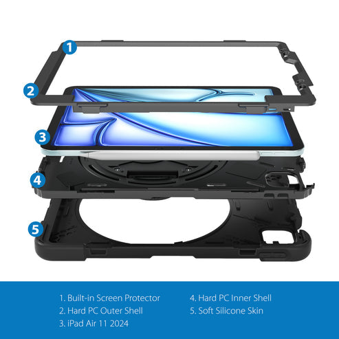 Strike Group CAS-STK APP IPAD AIR 11 2024 RGD tablet case