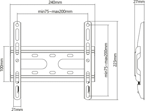 Manhattan 462259 TV mount/stand