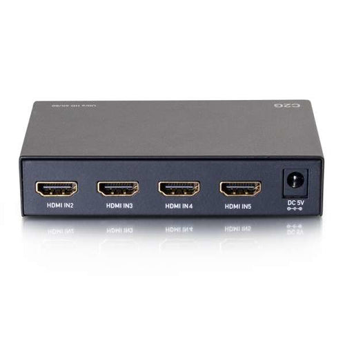 HDMI Selector C2G UltraHD 4K 5x1 Switch 60Hz 18 Gbit/s