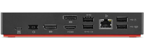 Lenovo Dockingstation USB-C Kabelgebunden 10 Gbit/s Schwarz Port-Replikator
