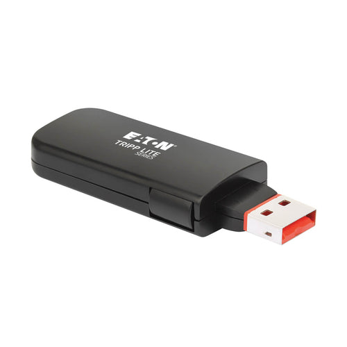 USB Type-A Port Blockers 4 Pack with Reusable Key Tripp Lite Black Plastic