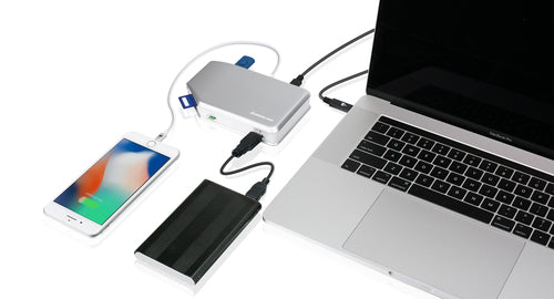 Laptop Docking Station IOGear GUH3C41SD USB 3.2 Gen 2 Type-C MicroSD SD Ports