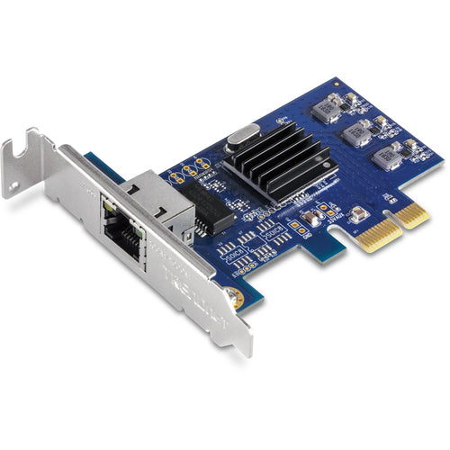 2500Mbps Trendnet PCI Express Ethernet Network Card Internal Wired