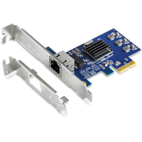2500Mbps Trendnet PCI Express Ethernet Network Card Internal Wired