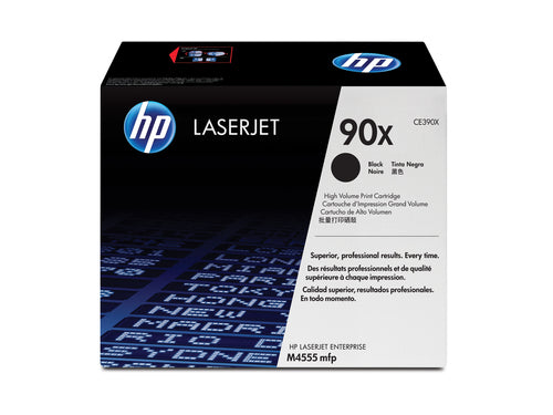 LaserJet Toner Cartridge HP 90X High Yield Black Up to 24,000 Pages Original