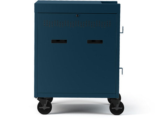 Portable Device Management Cart Bretford Cube Blue Floor 43.2cm