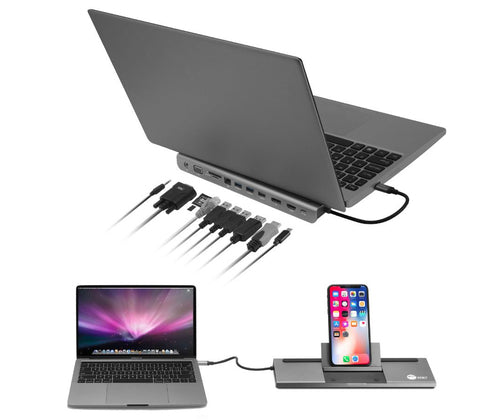 Siig JU-DK0E11-S1 Laptop-Dockingstation/-Portreplikator