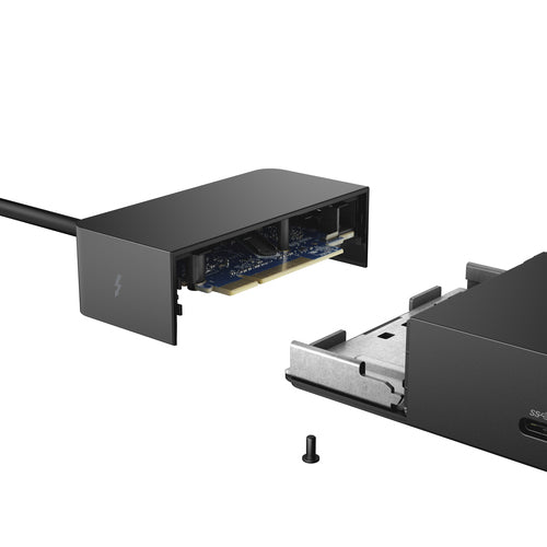 Thunderbolt 3 Dockingstation DELL WD19TB USB-C 10 Gbit/s Kabelgebunden Schwarz