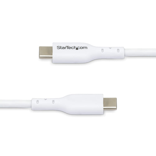 1,8m USB-C Ladekabel 60W Power Delivery USB 2.0 Weiß - StarTech.com
