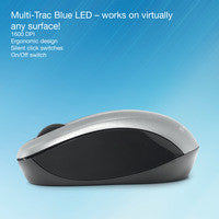 Wireless Keyboard Verbatim 70739 80% RF QWERTY Black Mouse Included