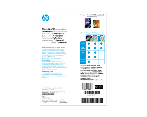 HP Professional Multi-use Glossy FSC Papers 180 gsm-150 sht/A4/210 x 297 mm printing paper