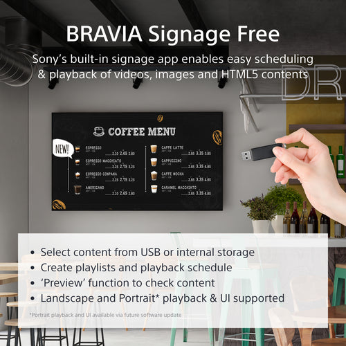 Sony FW-50EZ20L Signage Display