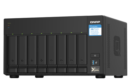NAS Tower QNAP TS-832PX Annapurna Labs AL324 4GB DDR4