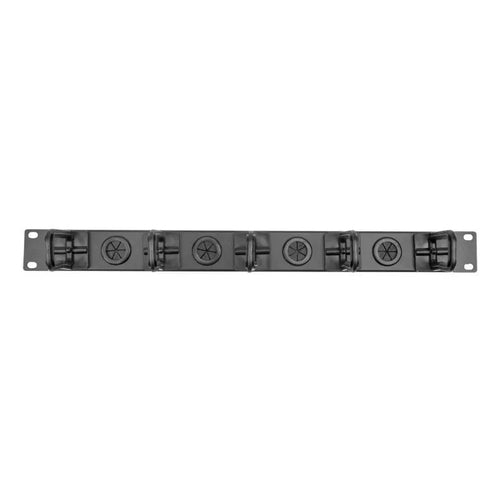 Cable Management Panel Rocstor Black Steel Plastic for Racks