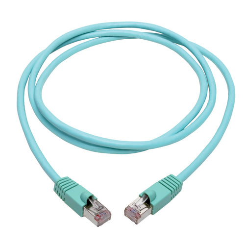 Cat6a 10G Snagless Geschirmtes STP Ethernet Kabel 1,5m Aqua
