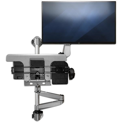 StarTech Sit-Stand Wall Mount Workstation with 34" Monitor Arm & Keyboard Tray - Ergonomic Desk Solution