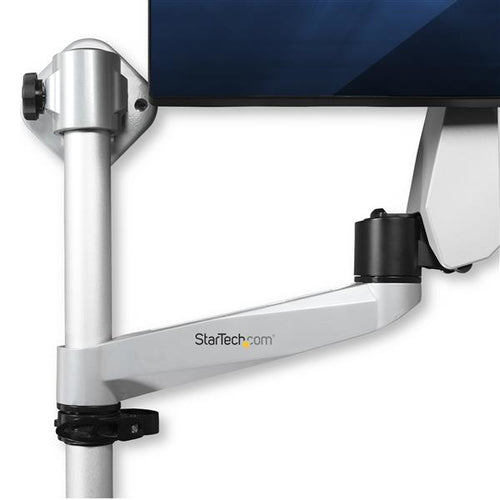 StarTech Sit-Stand Wall Mount Workstation with 34" Monitor Arm & Keyboard Tray - Ergonomic Desk Solution
