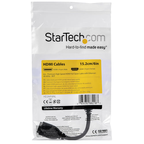 StarTech.com HD2MF6INL HDMI cable