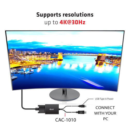 DisplayPort zu Dual-Link DVI-D aktiver Adapter 0,6m Club3D