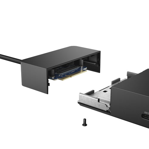 DELL WD19 USB-C Dockingstation Kabelgebunden 10 Gbit/s Schwarz