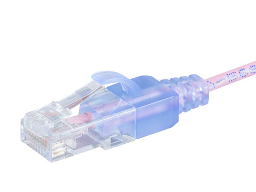 Networking Cable Monoprice Cat6a 1.5M U/UTP RJ-45 Pink
