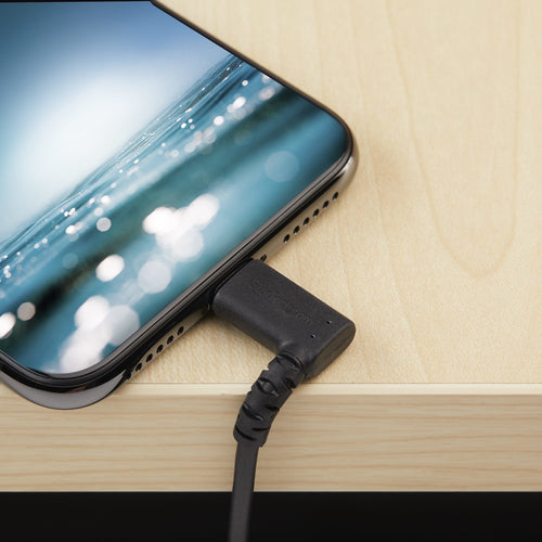 USB-A auf Lightning Kabel 1m Apple MFi-zertifiziert gewinkelt robust