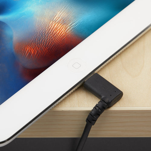 USB-A auf Lightning Kabel 1m Apple MFi-zertifiziert gewinkelt robust