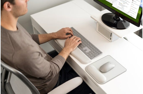Kensington Ergonomische Handgelenkauflage K50437WW - Grau, Robuste Tippunterstützung