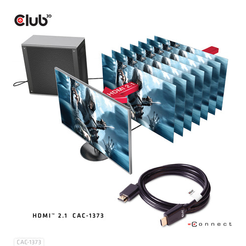 CLUB3D HDMI Kabel CAC-1373 - Ultra High Speed 4K120Hz 8K60Hz, 3m