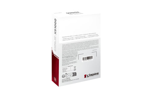 Externe USB 3.2 Gen 2 Portable Solid State Drive 2TB Kingston XS1000 1050MB/s