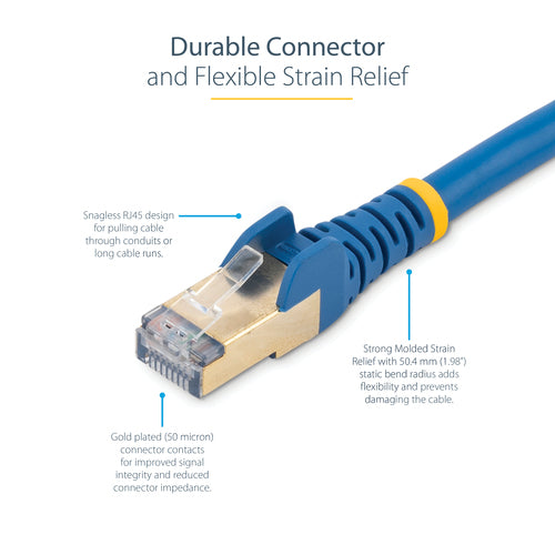 StarTech.com C6ASPAT10BL networking cable