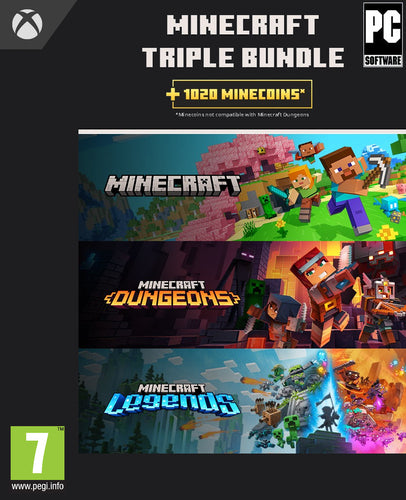 Microsoft Minecraft Triple Bundle (PC)