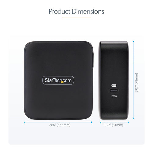 StarTech.com 1014GCN-WALL-CHARGER mobile device charger