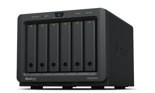 NAS Storage Server Synology DiskStation DS620SLIM Intel Celeron J3355 2GB DDR3L
