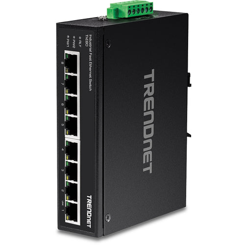 Network Switch Trendnet TI-E80 Unmanaged Fast Ethernet 10/100 Wall Mountable
