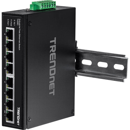 Network Switch Trendnet TI-E80 Unmanaged Fast Ethernet 10/100 Wall Mountable