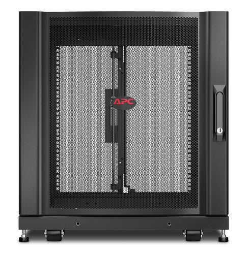 12U Server Rack Enclosure Freestanding Black 272 kg Capacity