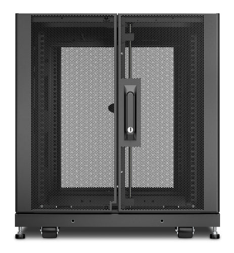 12U Server Rack Enclosure Freestanding Black 272 kg Capacity