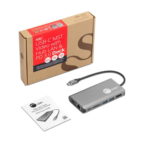 Siig JU-DK0F11-S1 laptop dock/port replicator