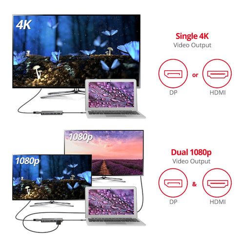 Siig JU-DK0F11-S1 laptop dock/port replicator