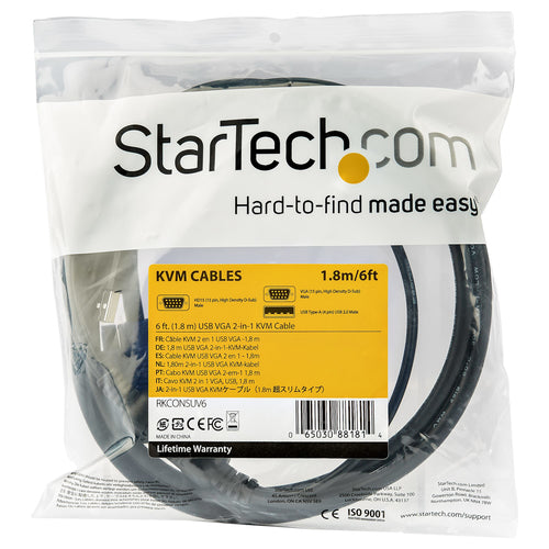 StarTech.com RKCONSUV6 KVM cable