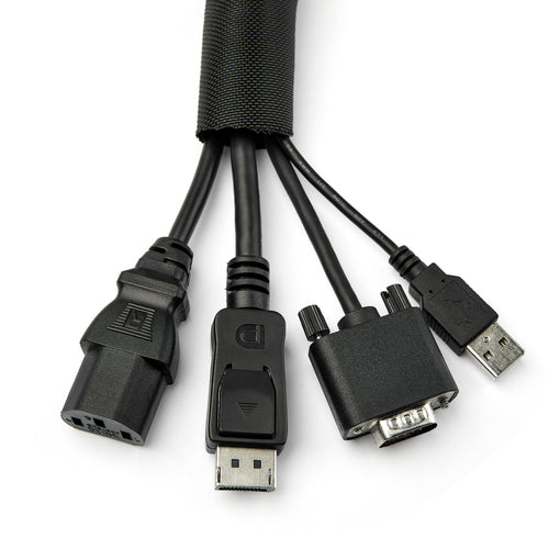 Cable Management Sleeve StarTech WKSTNCM2 15 ft Expandable 1.0–1.5 in