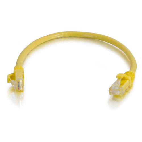 Cat6a Networking Cable 0.5ft U/UTP RJ-45 Yellow