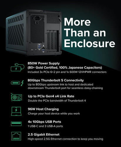 Plugable Technologies TBT5-AI External Graphics card enclosure