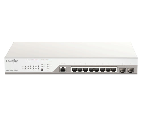 D-Link DBS-2000-10MP 10-Port Gigabit PoE+ Managed Switch – Intelligente Netzwerklösung