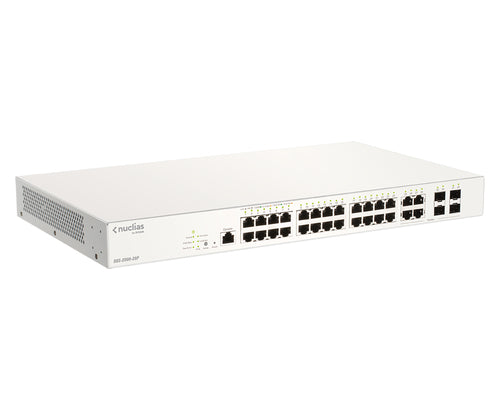 Network Switch D-Link DBS-2000-28P 28-Port Gigabit PoE 193W 4x 1G Combo Rack-Mountable